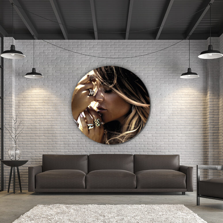 ToF Behangcirkel sexy blondine