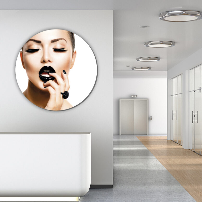 ToF Behangcirkel vrouw in Vogue stijl