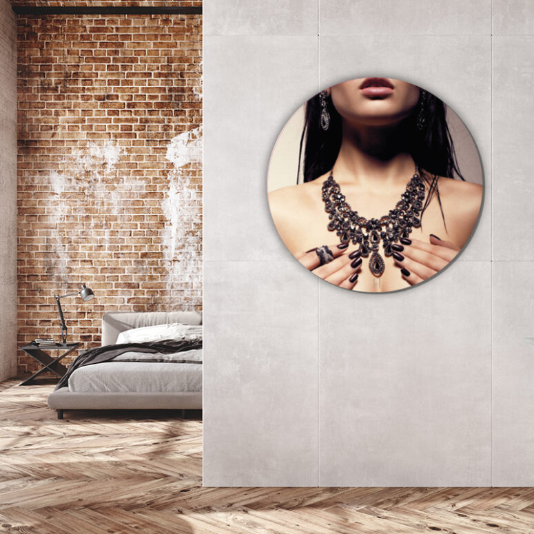 ToF Behangcirkel naakte vrouw