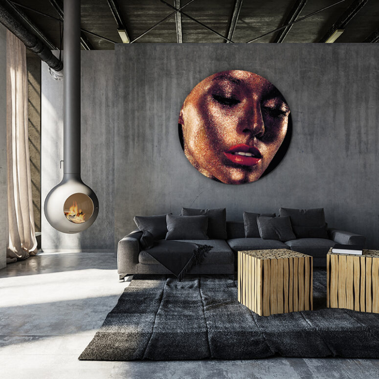 ToF Behangcirkel gouden schoonheid