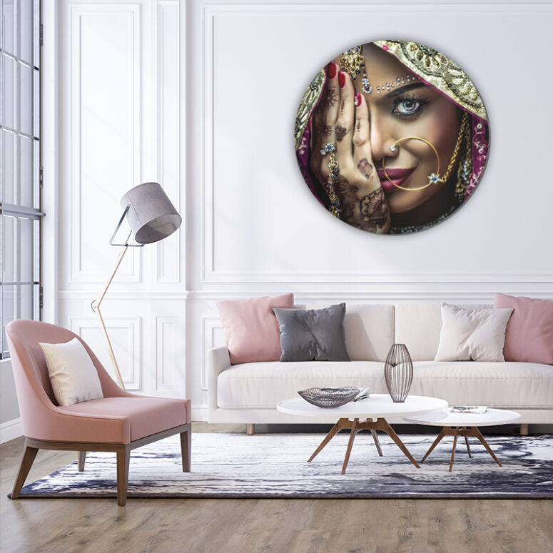 ToF Behangcirkel Indiase schoonheid