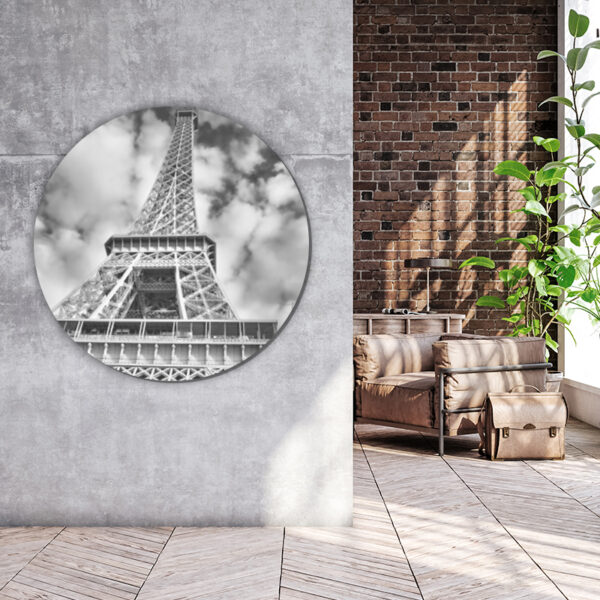ToF Behangcirkel Parijs, Eiffeltoren zwart-wit