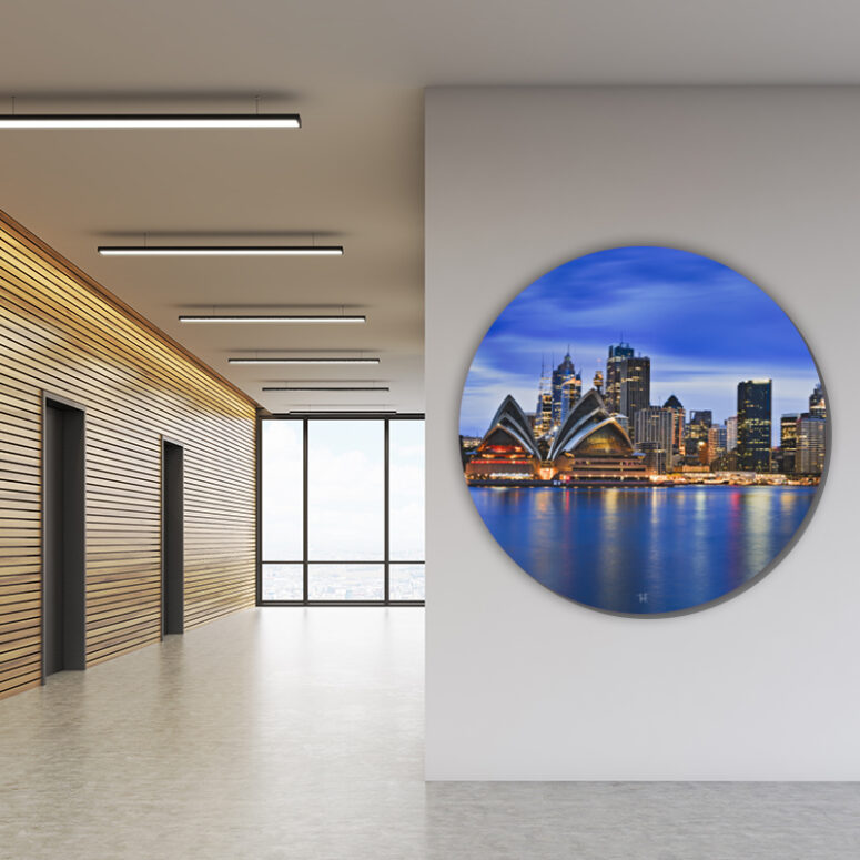 ToF Behangcirkel skyline Sydney stad