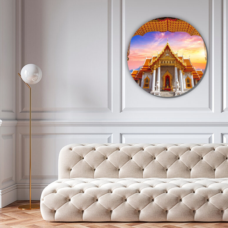 ToF Behangcirkel Bangkok, marmeren tempel