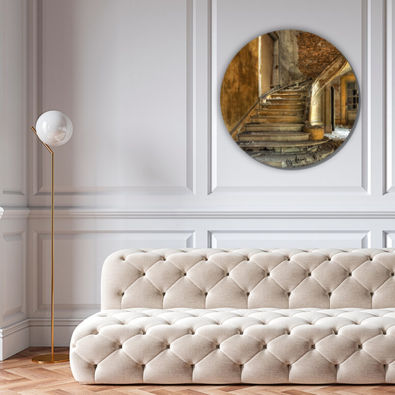 ToF Behangcirkel massieve stenen trap