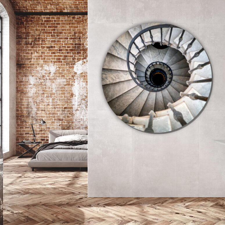 ToF Behangcirkel oude wenteltrap