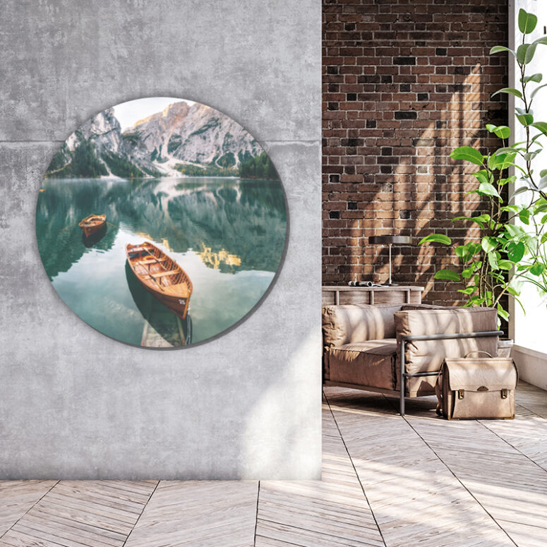 ToF Behangcirkel natuur Pragser Wildsee, Italië