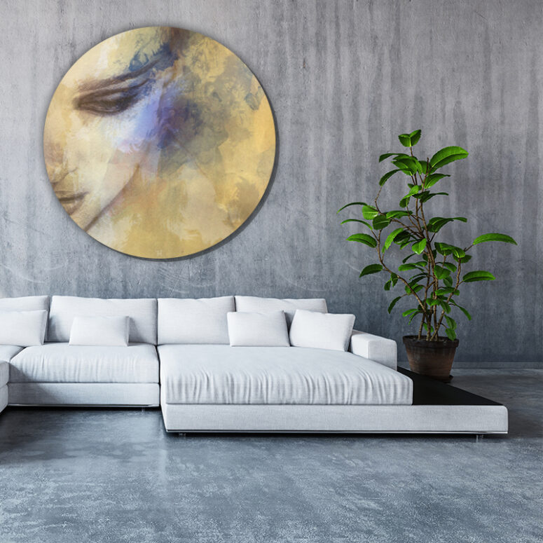 ToF Behangcirkel vrouwengezicht