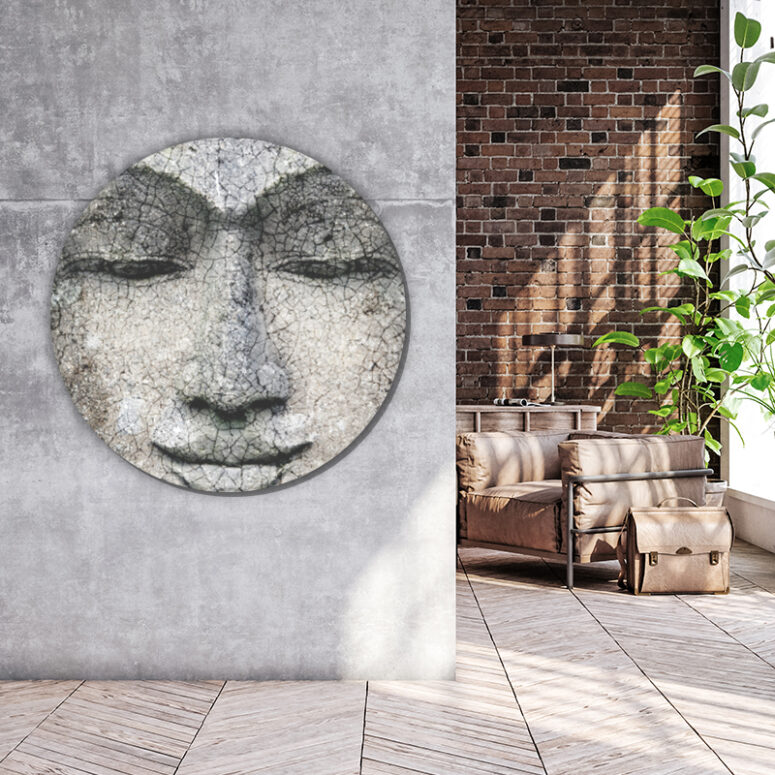 ToF Behangcirkel gezicht Boeddha