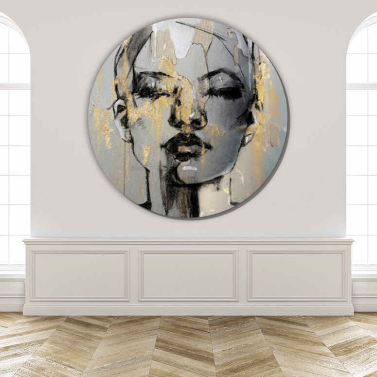 ToF Behangcirkel vrouwelijke kunst