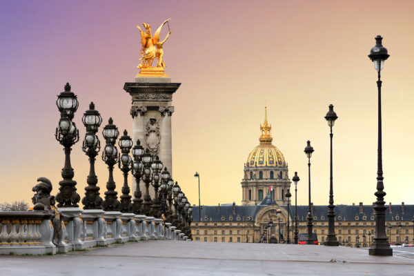 ToF Fotobehang brug Parijs Pont Alexandre-III