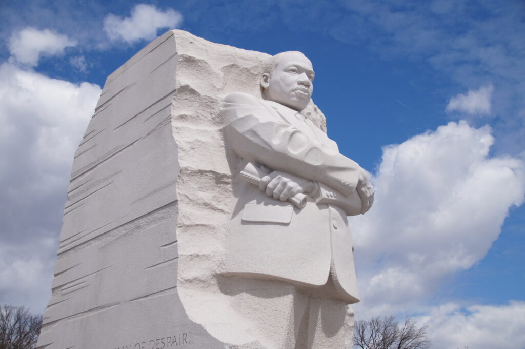 ToF Fotobehang steden wit beeld Martin Luther King
