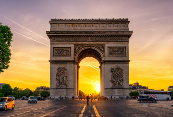 ToF Fotobehang Parijs Arc de Triomphe