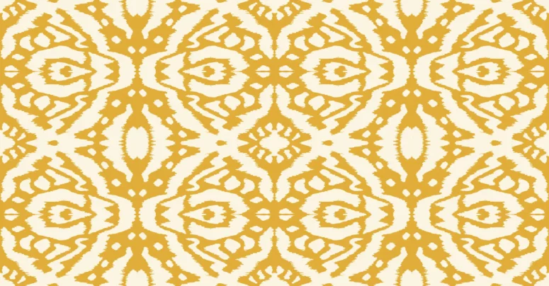 ToF Behang bohemian met geeltinten