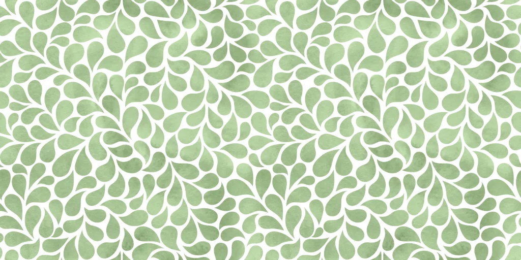 ToF Behang groen druppels