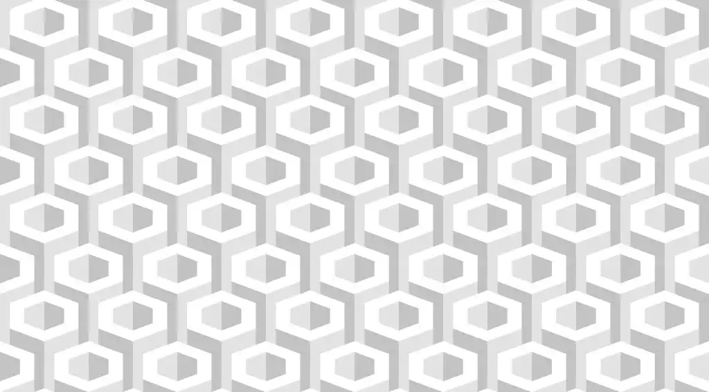 ToF Behang wit geometrisch patroon