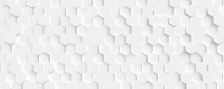ToF Behang wit honingraatmozaïek witte achtergrond