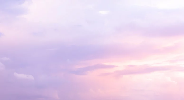 ToF Behang wolken met paars en blauwe kleuren