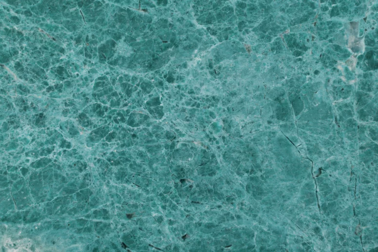 ToF Behang marmer blauwgroen natuurlijk patroon