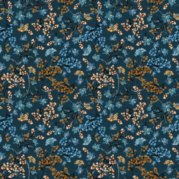 ToF Fotobehang wilde bloemen patroon