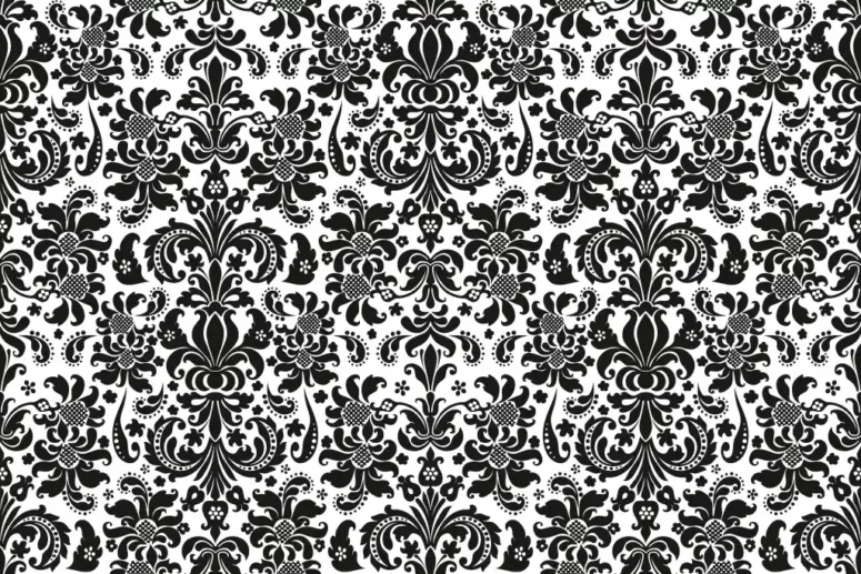 ToF Behang bloemen vintage sierlijk