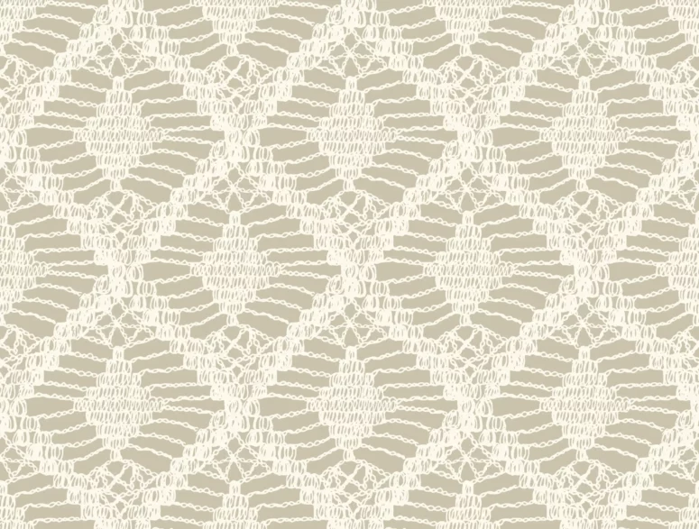 ToF Behang mooi macramépatroon