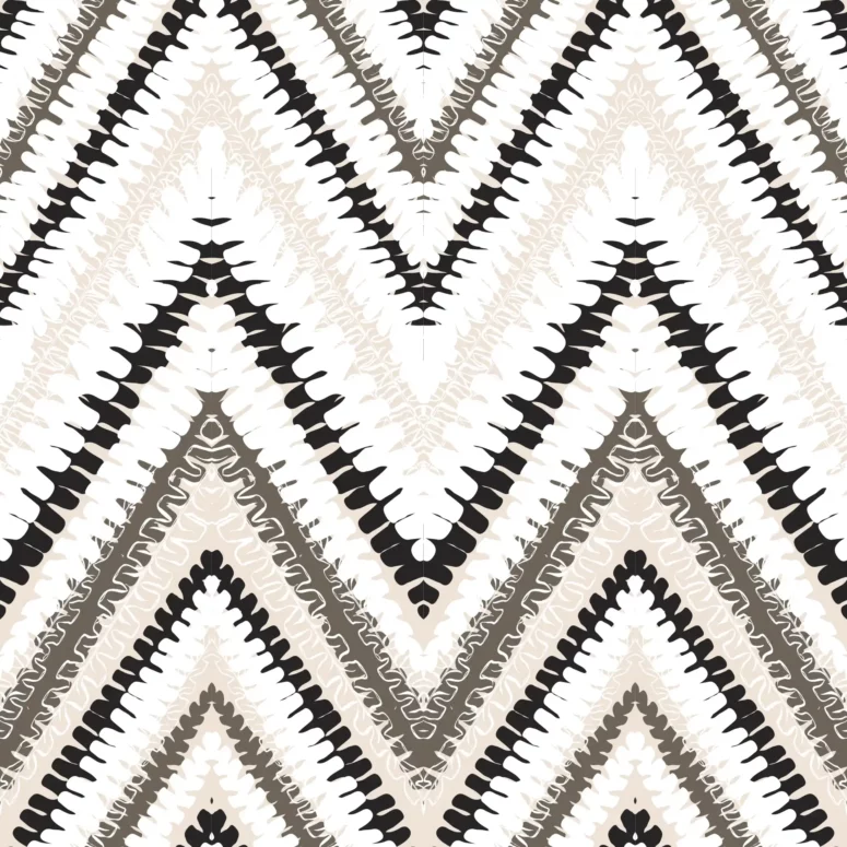 ToF Behang stoer zigzag patroon met lijnen en strepen