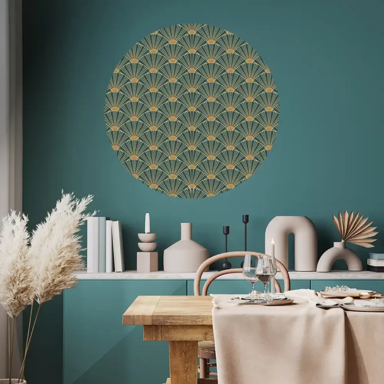 ToF Behangcirkel kunst modern geometrisch patroon