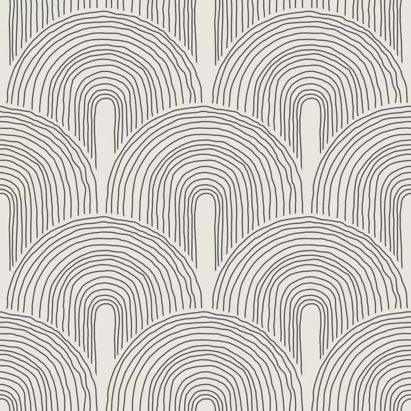 ToF Behang mooi minimalistish handgetekend patroon