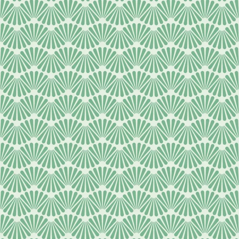 ToF Behang groen patroon