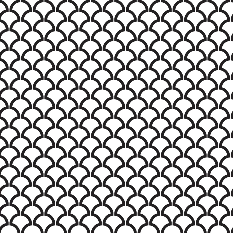 ToF Behang mooi leuk zwart-wit patroon